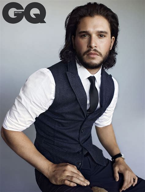 Kit Haringtons Gq Pictures Are A Thing Of Gorgeously Hairy Moody Joy