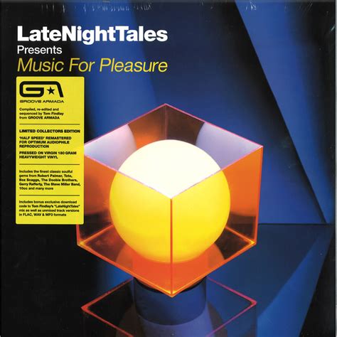 Groove Armada Late Night Tales Music For Pleasure Lp X Late