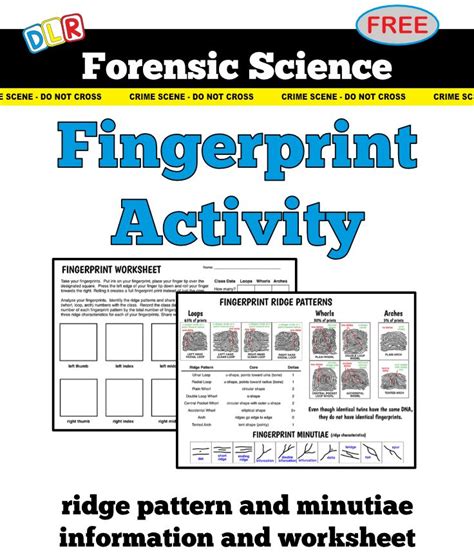 Worksheets are 2010 lab forensic science, pathology forensic science, kids day o t c f s he ase orensic cience, crime scene basics name, trace evidence, an introduction to forensics sciences. Forensic Science: Fingerprint Diagrams & Activity ...