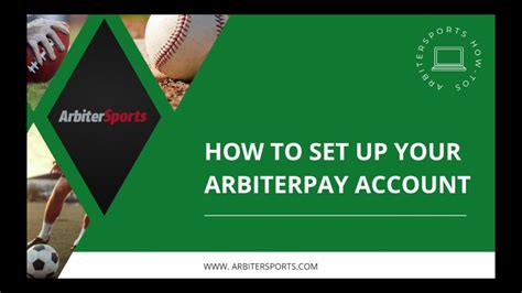 How To Set Up Your Arbiterpay Account Youtube