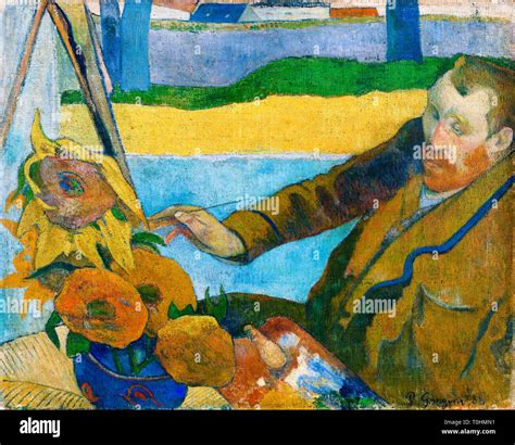 Paul Gauguin Van Gogh Gemälde Sonnenblumen Post Impressionismus