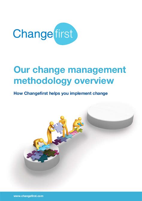 Pdf Changefirst Our Change Management Methodology