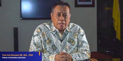 Rektor Ui Ari Kuncoro Akhirnya Mundur Dari Posisi Wakil Komisaris Utama Bri