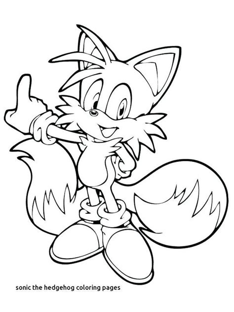 Evil Sonic The Hedgehog Coloring Pages Coloring Pages