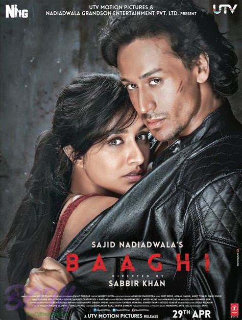 Tiger Shroff And Shraddha Kapoor Upcoming Baaghi Movie Poster Photo