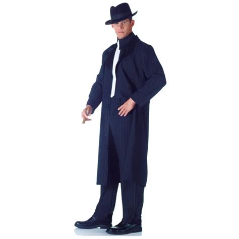 Gangster Costume Adult 20s Mafia Mob Boss Halloween Fancy Dress 3862