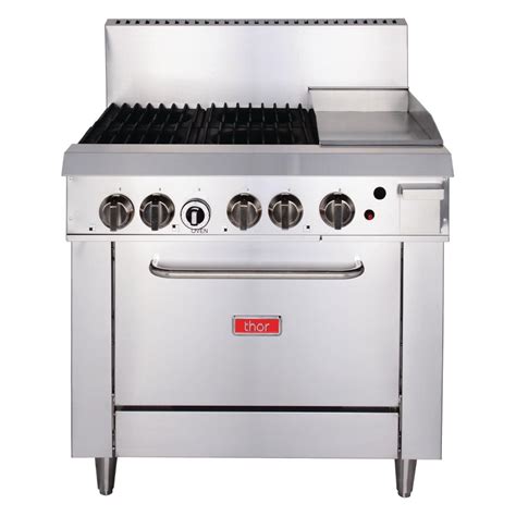Amzn.to/2hbbybh thor kitchen hrg3080u 30 freestanding professional style gas range with 4.2. Thor 4 Burner Gas Oven Range with Griddle Plate TR-4F-G12F ...