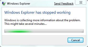 After i have closed and restarted them again, the same error message also pops out again. Windows Explorer Has Stopped Working Problem - Dom's Tech ...