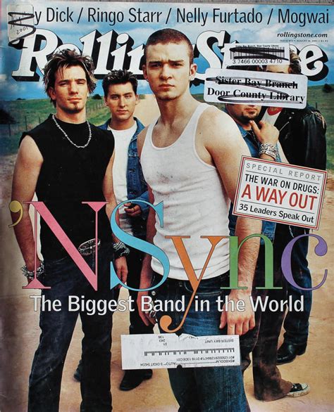 Rolling Stone August 16 2001 At Wolfgang S In 2022 Nsync Rolling Stones Ringo Starr
