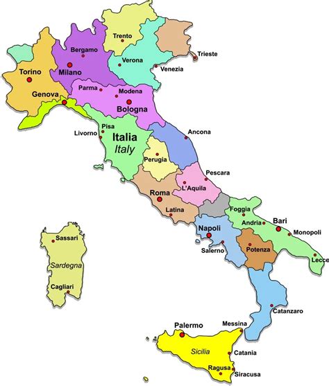 Northern Italy Vs Southern Italy Part Southern Italy Northern Italy Italy Map