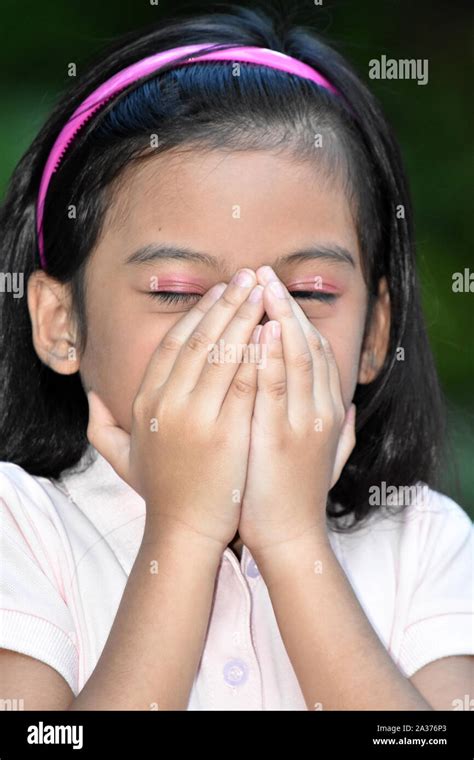 An A Disappointed Girl Youth Stock Photo Alamy