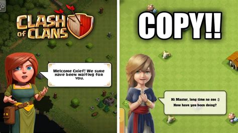 EXACT COPY OF COC | BIGGEST CLASH OF CLANS RIP-OFF EVER - YouTube