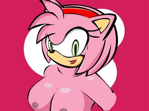 Rule 34 Amy Rose Beige Skin Color Female Female Only Fur Furry Hedgehog Pink Fur Skin Solo