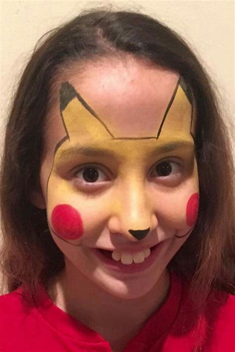 Pikachu | Pikachu face painting, Face painting easy, Face painting
