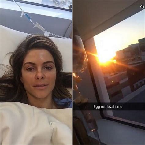 Maria Menounos Snapchats Her Ivf Egg Retrieval Procedure Foto 1