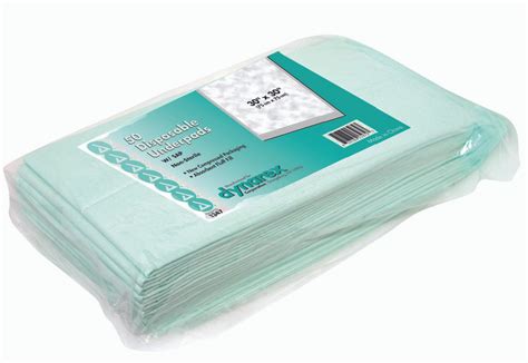 Dynarex Disposable Underpad 30x 30 105 Grams With Polymer 100cs
