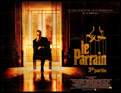 The Godfather Part Iii 1990 French Eight Panel Movie Poster