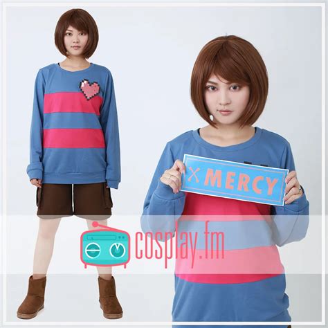 Undertale Protagonist Frisk Cosplay Costume Women Clothes In Game
