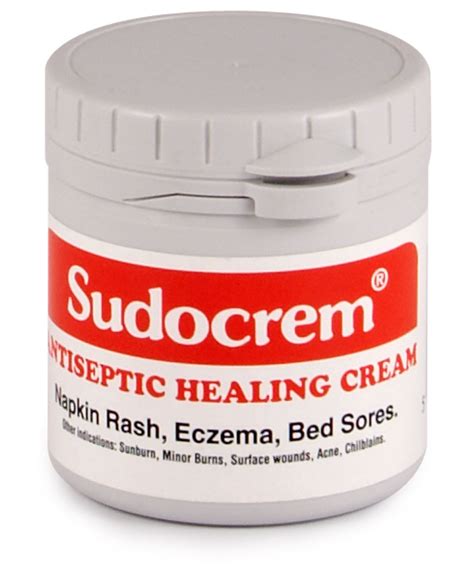 Sudocrem antiseptic healing cream has been mum's simple, effective ally for over 85 years and is great for soothing sudocrem antiseptic healing cream is versatile enough to be used by the whole family for all of life's little dramas and can help with so much more than just treating babies' bottoms! Sudocrem Antiseptic Healing Cream 125g | First Aid Fast