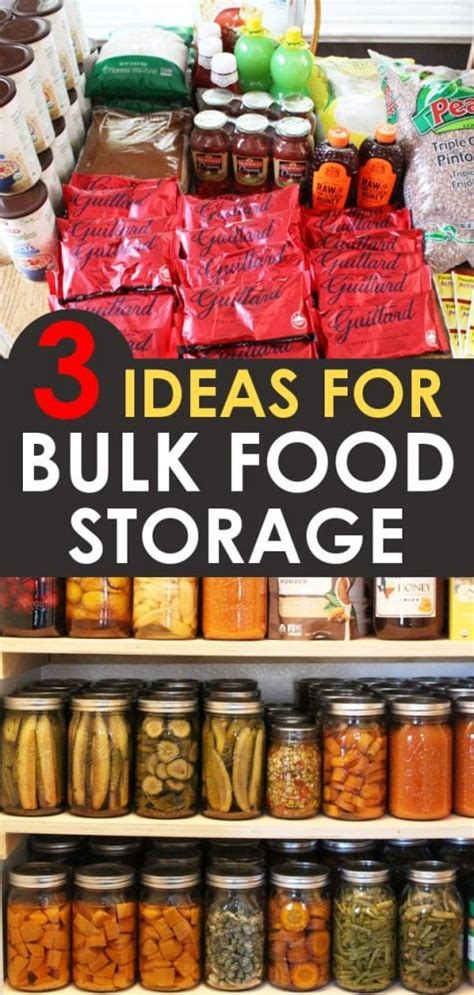 3 Genius Ideas For Bulk Food Storage
