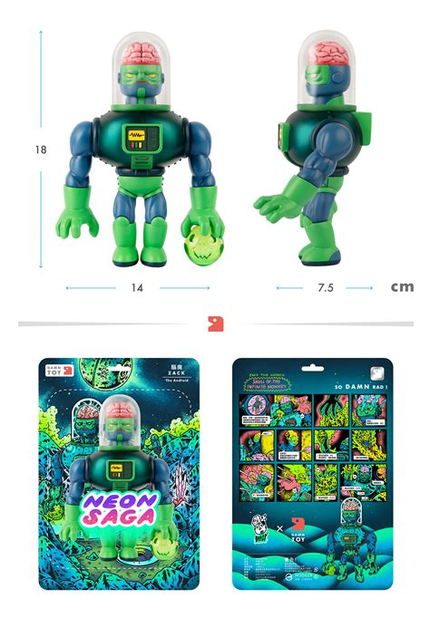 Zack The Android Vinyl Toy 人造人查克 軟膠玩具 設計 On Behance