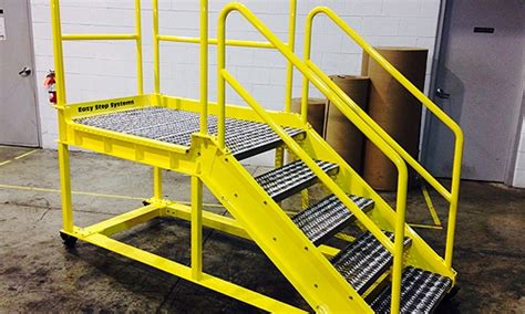 Industrial Stair Platforms And Stairway Crossovers Easy Step Systems