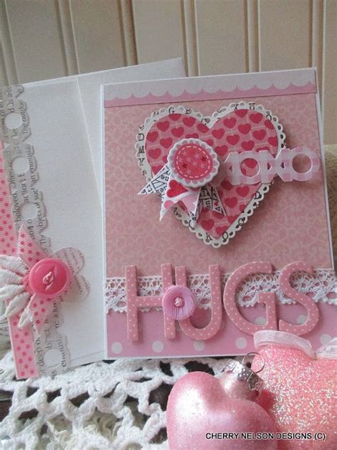 Cute Valentine Card With Matching Adorned Envelope Cute Valentines Card