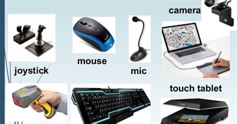 Explain Various Input Devices Of Computer Computers