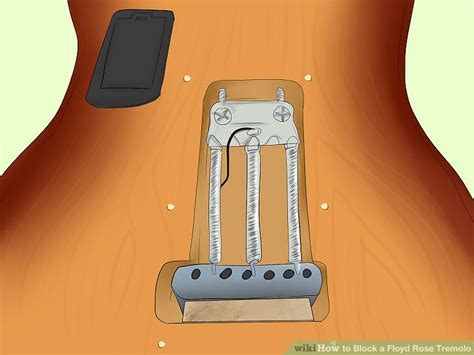 How To Block A Floyd Rose Tremolo 11 Steps With Pictures