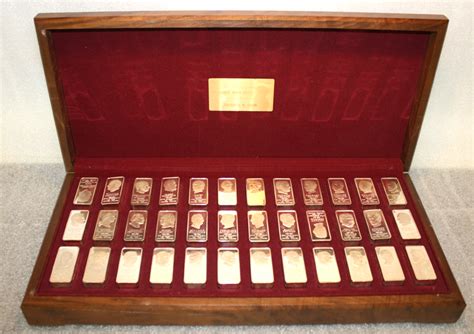 How Much Is Presidential Silver Ingots Collection 2500 Grains Edition