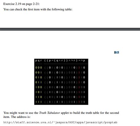 Discrete Mathematics Show Using A Truth Table That P Is
