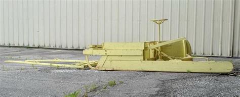 Sold Price Sidewalk Snowplow Horse Drawn Two Sided V Plow With