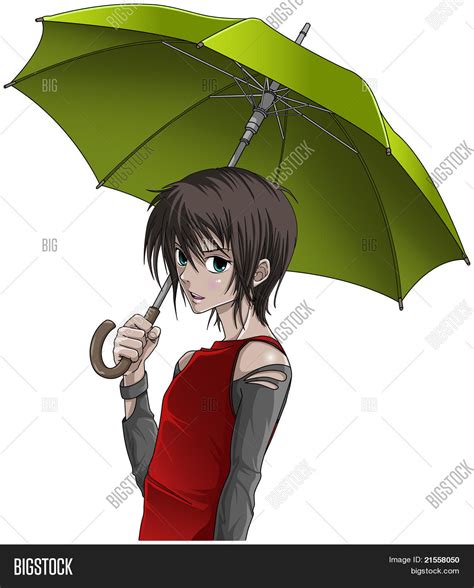 Boy Holding Umbrella Vector And Photo Bigstock