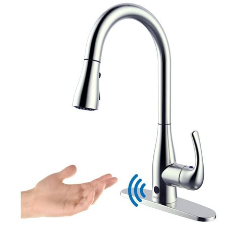 Moen arlo kitchen faucet pull down motion wave touchless activated new in box. FLOW Single-Handle Pull-Down Sprayer Kitchen Faucet with ...
