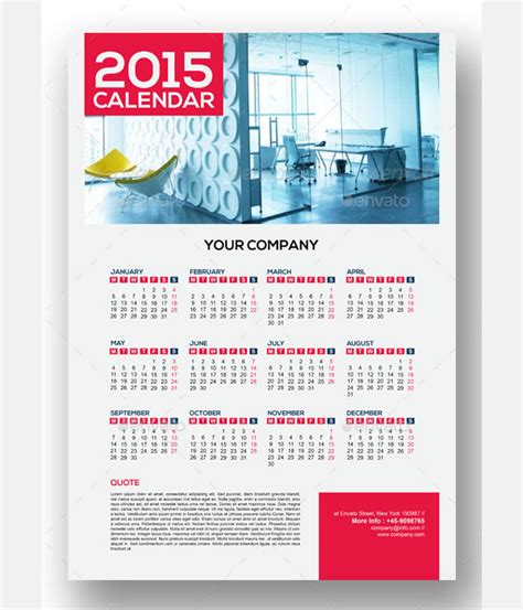 40 Sample 2015 Calendar Templates And Designs Free Free And Premium