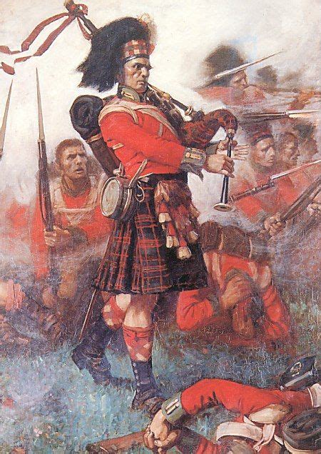 Piper 71st Glasgow Highlanders Волынщик 71 го пехотного полка Горцев