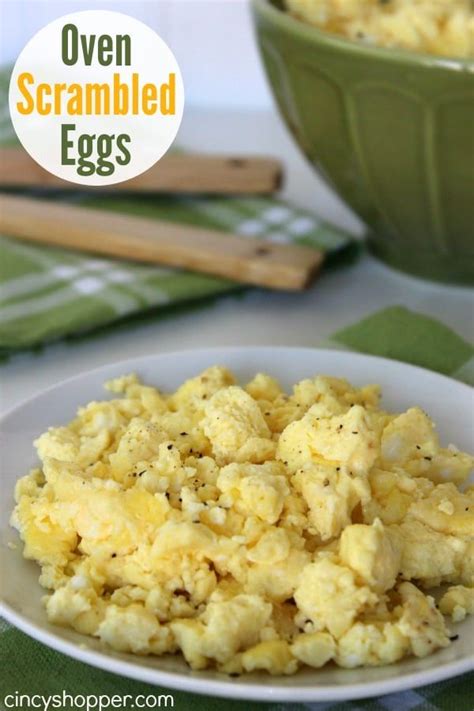 Oven Scrambled Eggs Recipe Recipe Oven Scrambled Eggs Breakfast