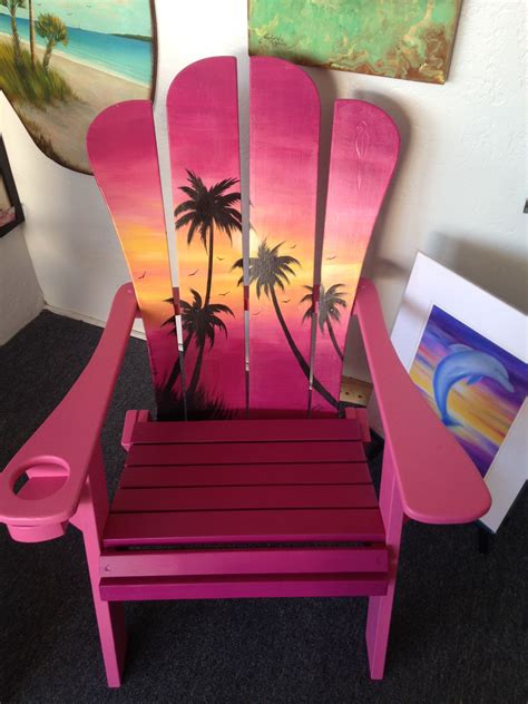 Hand Painted Chair Made By Island Time Design Painted By Gabriela