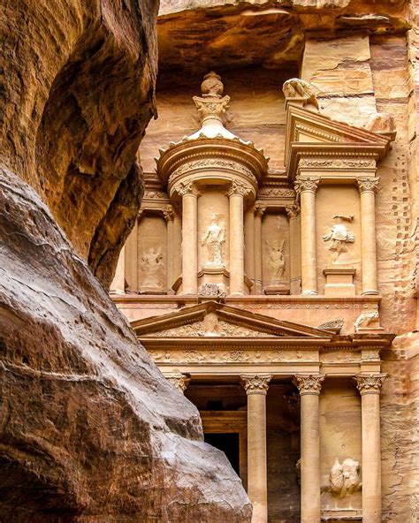 The Siq In Petra Jordan Has An Iconic View Of The Lost City It Was