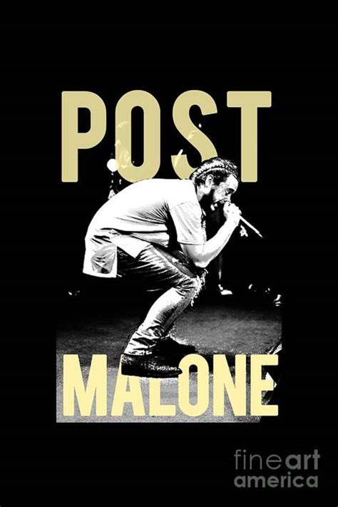 Post Malone Poster Canvas Print Wooden Hanging Scroll Frame