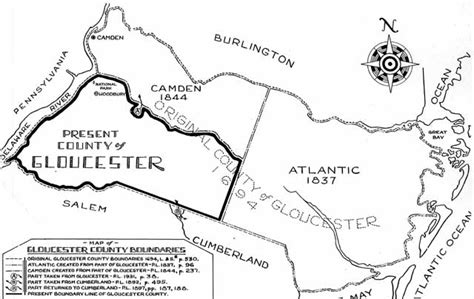 Map Of Gloucester County Nj Maps Model Online