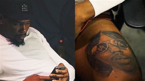 Kevin durant has paid tribute to tupac permanently with a big tattoo covering his left leg. Kevin Durant Just Got A MASSIVE Tattoo of Rick James - YouTube