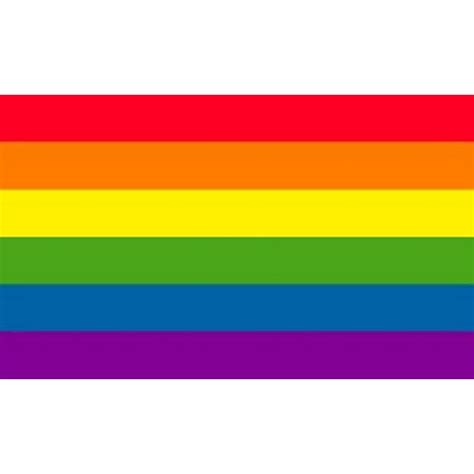 Rainbow Stripes Nylon 3 X 5 Foot Flag Indoor Outdoor Gay Pride Lgbt Festival New