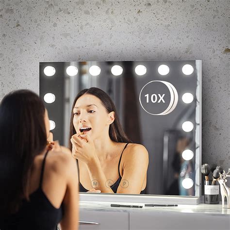 Zdorzi Vanity Mirror Makeup Mirror With Lights10x Magnificationlarge Hollywood