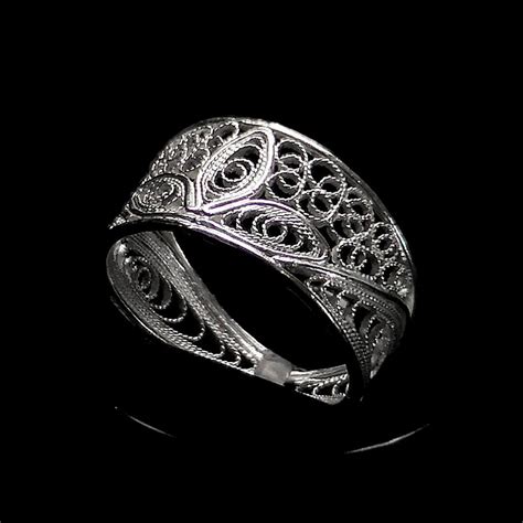 Handmade Ring Luck Lefkara Silver Jewellery