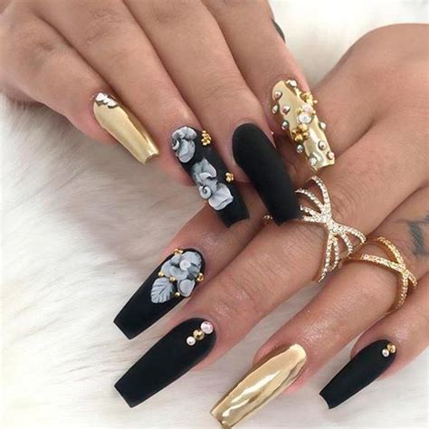 I must say i might stick with these because someone complained that i scratched them with my. 70+ Matte Black Coffin Nail Ideas Trend in Cool 2019
