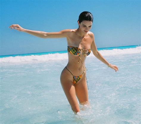 Kendall Jenner Hot Photos With Her Sultry Bikini Game This Renowned