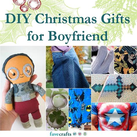 Here are 6 gift ideas for men or boys, although some of these are unisex. 42 DIY Christmas Gifts for Boyfriend | FaveCrafts.com