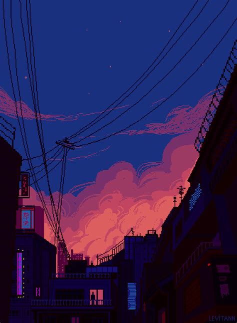Aesthetic Anime Sunset Backgrounds Gambarku