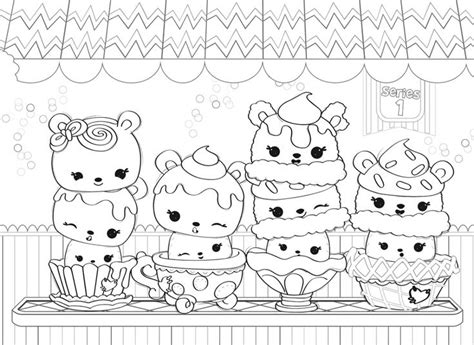 Free printable num noms coloring pages for preschool and kindergarten kids. Num Noms Series 1 Coloring Pages | Cute coloring pages ...